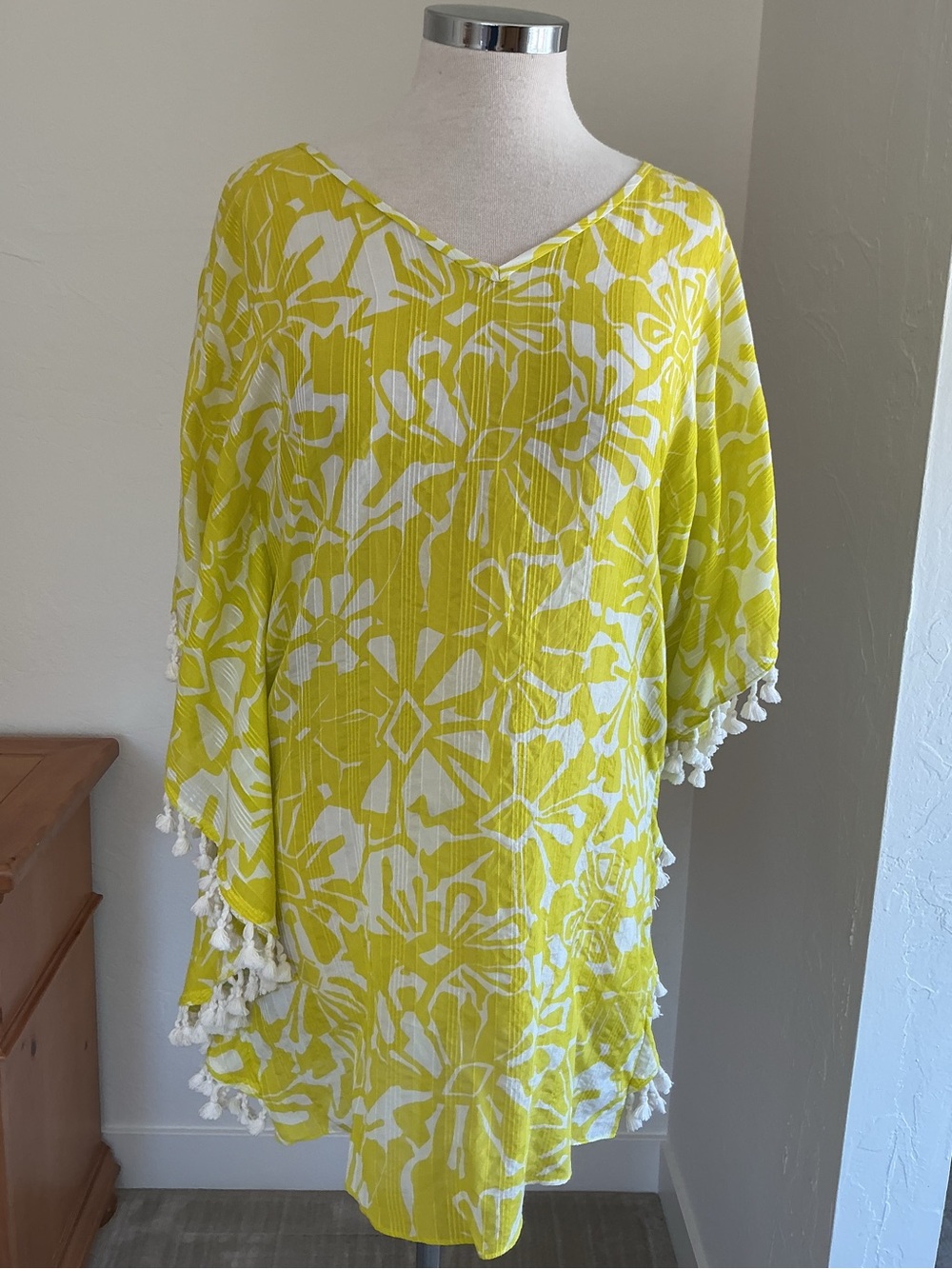 Trina Turk Floral Swim Cover - Size Small